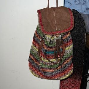 The Sak rainbow sling backpack - boho